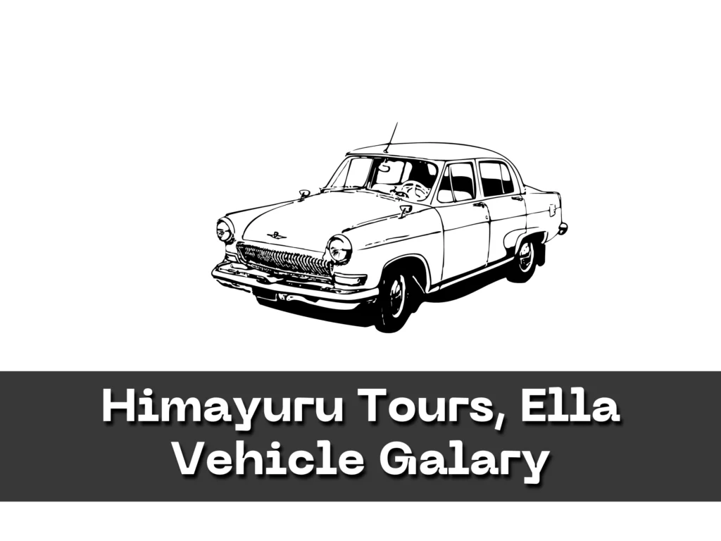 Taxi Sri Lanka, Himayuru tours, Ella